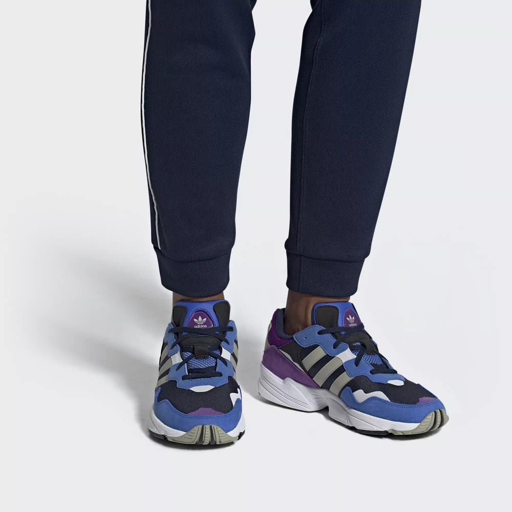 Adidas Yung-96 Tenis Azules Para Hombre (MX-72598)